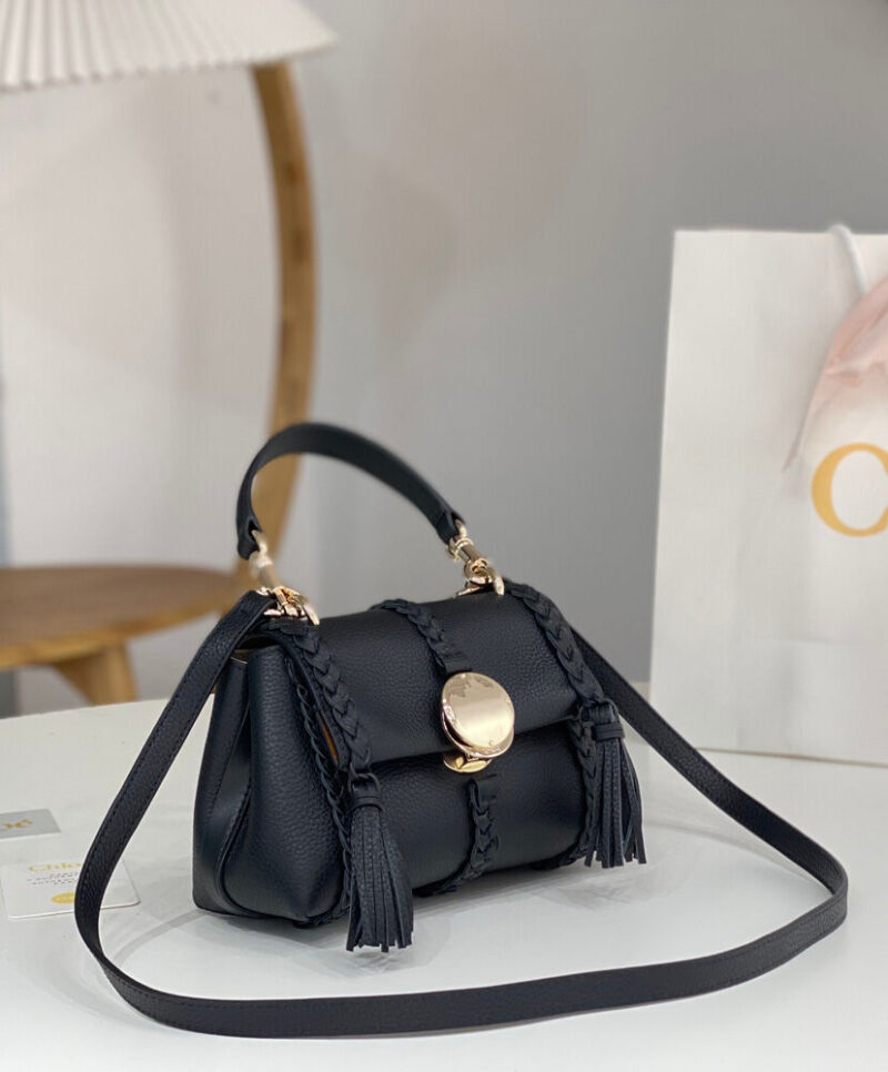 Chloe Penelope Mini Soft Shoulder Bag Black